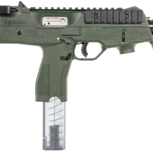 B&T TP9 9mm, 5.1" Barrel, Olive Drab Green Polymer, Iron Sights, 30rd