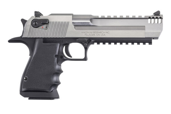 Magnum Research Desert Eagle Mark XIX L6 44 Remington Magnum, 6" Barrel, Stainless Steel Slide, Black Frame/Grip, 8rd