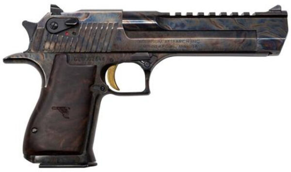 Magnum Research Desert Eagle Mark XIX Single 50 Action Express, 6" Barrel, Case Hardened, Walnut Grip, 7rd