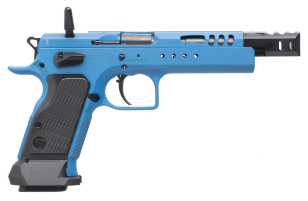 Tanfoglio Domina 9mm, 5.20" Barrel, Ported Slide, Black Polymer Grip, 19rd