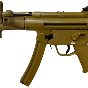 HK SP5K-PDW 9mm, 5.83" Threaded Barrel, Flat Dark Earth, Steel Frame, 30rd