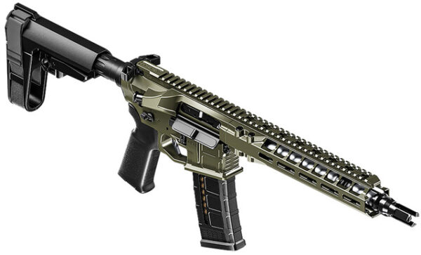 Radian Model 1 223 Wylde, 10.5" Threaded Barrel, Olive Drab Green Cerakote, SBA3 Brace, 30rd