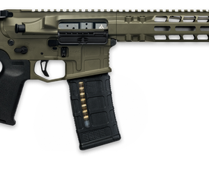 Radian Model 1 223 Wylde, 10.5" Threaded Barrel, Olive Drab Green Cerakote, SBA3 Brace, 30rd