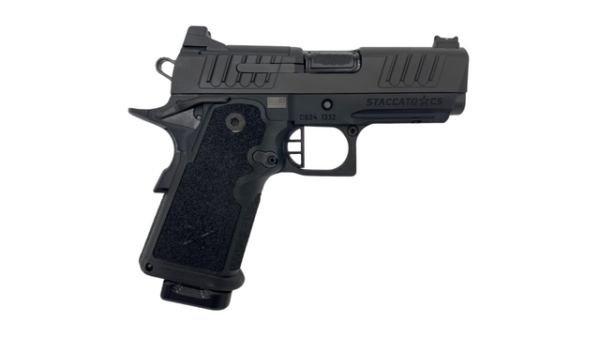 Staccato CS 9mm, 3.5" Barrel, Optic Ready, X-Series Serrations, Black, 16rd