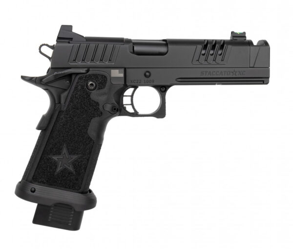Staccato 2011 XC Optics Ready 9mm, 5" Island Comp Barrel, FO Front, DLC, 17rd