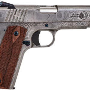 Standard MFG 1911 Damascus Steel .45 ACP, 5" Barrel, Walnut Grips, 7rd