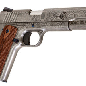 Standard MFG 1911 Damascus Steel .45 ACP, 5" Barrel, Walnut Grips, 7rd