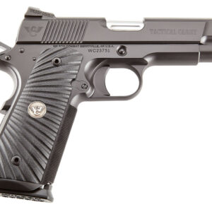Wilson 1911 Commander Tactical 45 ACP, 4.25" Barrel, G10 Starburst Grip, Black, 8rd