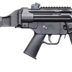 PTR 9RS BR 9mm,6" 3-Lug Threaded Barrel, M-Lok Handguard, Black, Picatinny Rail, SB Tactical Brace, 30rd