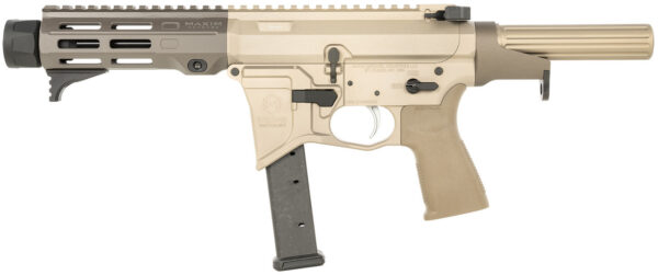Maxim Defense CPS MD9 9mm, 5.5" Threaded Barrel, Arid Brown, M-Lok Handguard, 25rd