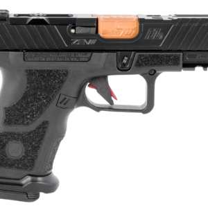 ZEV Tech O.Z-9 Compact 9mm, Black Polymer Grip, Bronze Barrel, 19rd