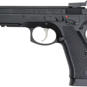 CZ Custom CZ SP01 Accu Shadow DA/SA 9mm, 4.6" Barrel, Black, Fiber Optic Front, Adj Rear Sight, Manual Safety, 2x19rd