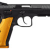 CZ Shadow II 9mm, 4.9" Barrel, Black Frame, Orange Aluminum Grip, 17rd