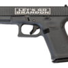Glock 19 Gen 5 9mm, 4.02" Barrel, "Let's Go Brandon", Gray, Fixed Sights, 15rd