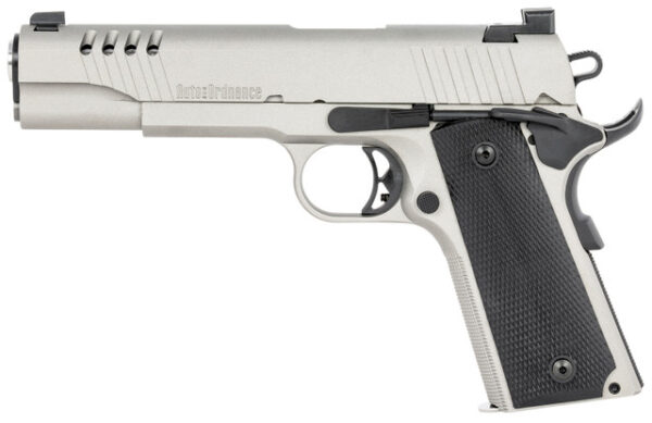 Auto Ordnance 1911-A1 .45 ACP, 5" Barrel, Night Sights, Savage Stanless, 7rd