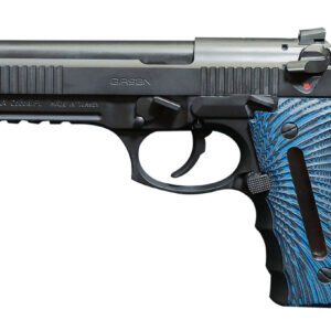 EAA Girsan Regard MC Gen4 9mm, 4.90" Barrel, Capacity Window, Blue G10, Black, 18rd
