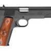Springfield Mil-Spec, 1911, Full Size, 45 ACP, 5", Black, Cocobolo, 7rd, 2 Magazines, Match Grade, California Compliant, 3 Dot,, Parkerized