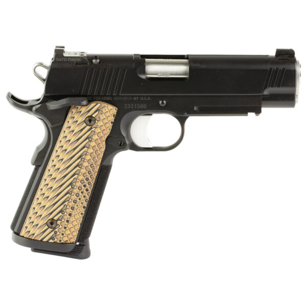 Dan Wesson Specialist 1911 45 ACP, 4.25" Barrel, Black Frame, G10 Grip, 8rd
