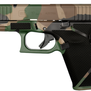 Glock G19 Gen 5 9mm, 4.02" Barrel, M81 Camo Polymer Frame, MOS Cut, 15rd