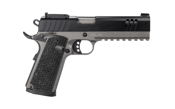 Girsan MC1911S Influencer X 38 Super, 5" Barrel, Tungsten Frame, Black Slide/Grip, Optic Ready, 9rd