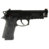 Beretta 92GTS 9mm, 4.7" Barrel, Black Cerakote, Optic Ready, 18rd