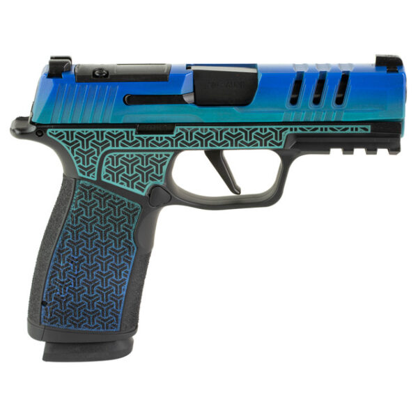 Sig Sauer P365 XMacro 9mm, 3.7" Barrel, Galactic June Bug, Optic Ready, 17rd