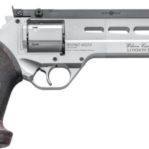 Chiappa Rhino 60DS 38 Special, 6" Barrel, Grey PVD, Hogue Micarta Grip, 6rd