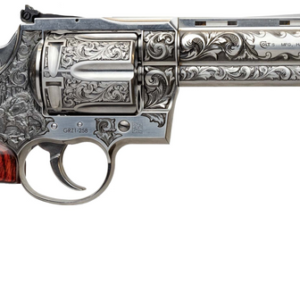 Colt Anaconda 44 Magnum Limited Edition, 6" Barrel, Stainless Steel Engraved, Wood Grip Engraved, 6rd