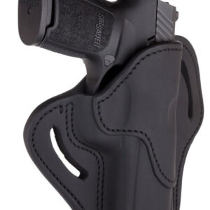 1791 Belt Holster 2.4, Right Hand, Stealth Black Leather, Fits XDMc and Xd Mod 2 4