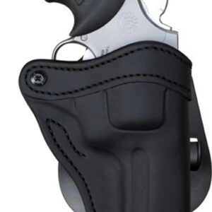 1791 Gunleather R2 Ruger GP100, Black Leather, Outside Waistband, Right Hand