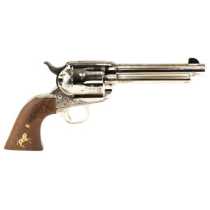 Colt Single Action Army TALO Edition 45 Colt, 5.5" Barrel, Engraved Stainless Steel, Custom Wood Grip, 6rd