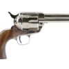 Standard Mfg Single Action Revolver 45 Colt 4.75" Barrel, Nickel Plated, Walnut 1 Pc Grip
