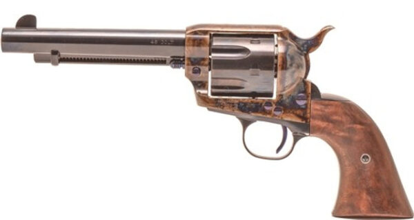 Standard Mfg Single Action Revolver 45 Colt 5.5" Barrel, Blue/Case Hardened, Walnut 2 Pc Grip