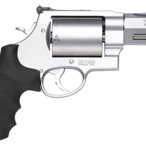 Smith & Wesson 500 Performance Center 500 SW Magnum 3.5" Custom Barrel, SS Finish, Rubber Grips, Fiber Optic Front Sight, 5Rd, Unfluted Cylinder