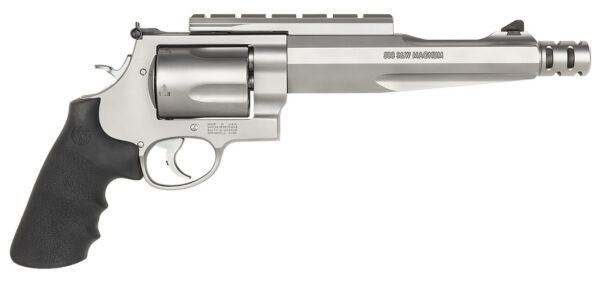 Smith & Wesson 500 Performance Center 500 S&W Magnum, 7.5" Barrel, Stainless Steel, Black Grip, 5rd