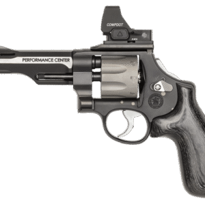 Smith & Wesson Performance Center 327 WR 9mm, 5" Barrel, Black Laminate, Vortex Compdot Red Dot, 8rd