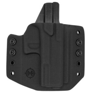 Crucial Concealment, Covert IWB, Inside Waistband Holster, Ambidextrous, Kydex, Black, Fits Taurus G2C/G3C
