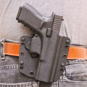 DeSantis Gunhide, 147, Raptor SL, Belt Holster, Fits Sig P365, Right Hand, Black Kydex
