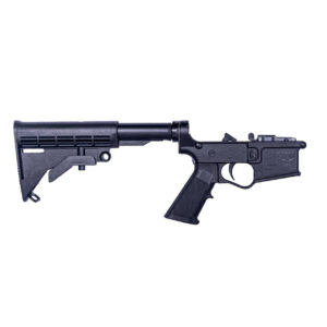 ET Arms Plum Crazy Gen II AR-15 Complete Lower, Polymer, Nano Lower Parts Kit, M4 Stock