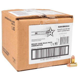 Federal Independence 45 ACP, 230gr, FMJ, 500rd