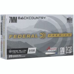 Federal Premium 7mm Backcountry 170gr Terminal Ascent – 20rd Box