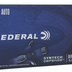Federal Syntech Defense 45 ACP, 205gr, Semi-Jacketed Hollow Point, 50rd