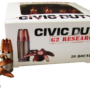 G2 Civic Duty .45 ACP, 164gr, Copper Expansion Projectile, 20rd