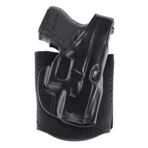 Galco Ankle Glove Black Steerhide Ankle fits Glock 48, RH