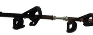 Great Day Center-Lok Overhead Gun Rack for Trucks Black Aluminum 2 Guns