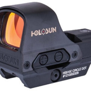 Holosun 510C Rifle Open Sight, Solar, Red Multi-Reticle, 6061 Aluminum