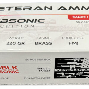 Hyperion Subsonic .300 Blackout 220gr FMJ – 50rd Box