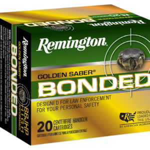 Remington Golden Saber Bonded 10mm, 180gr BBJHP, 20Bx 25Cs