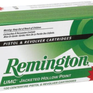 Remington UMC .357 Magnumnum 125gr, Semi-Jacketed Hollow Point 100rd Box