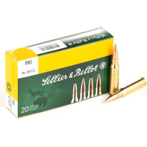 Sellier & Bellot .300 Blackout 147gr FMJ – 50-Box Case (20 Rounds per Box)